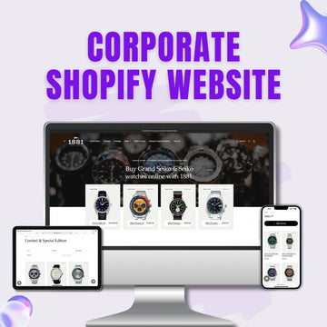 Corporate Shopify Website development services